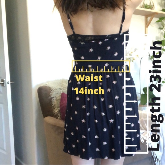 Abercrombie & Fitch Summer Dress Floral Sz xs - Picture 11 of 11